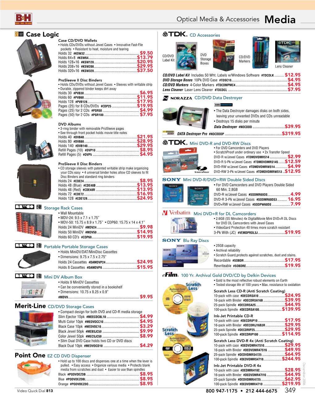 Optical Media & Accessories Case Logic