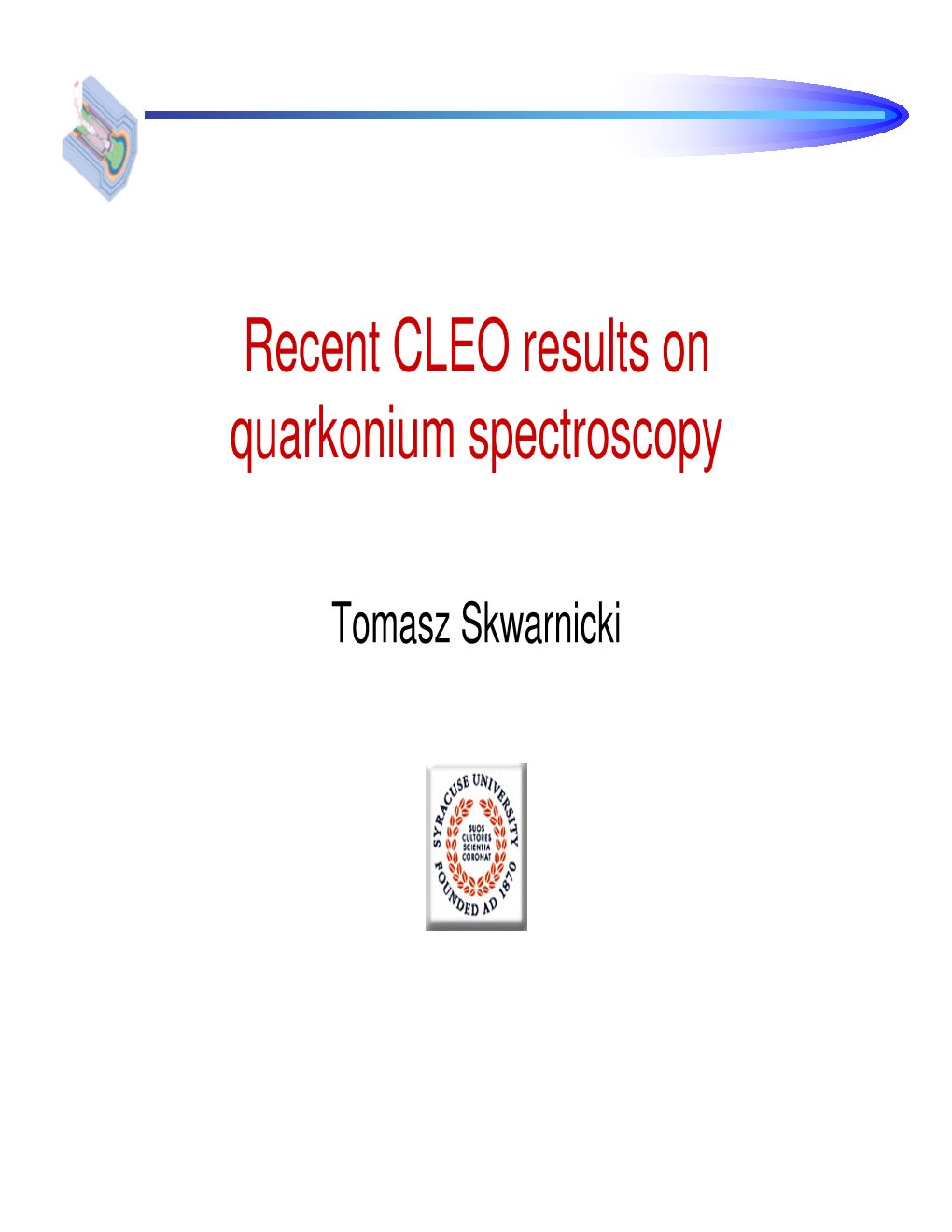 Recent CLEO Results on Quarkonium Spectroscopy