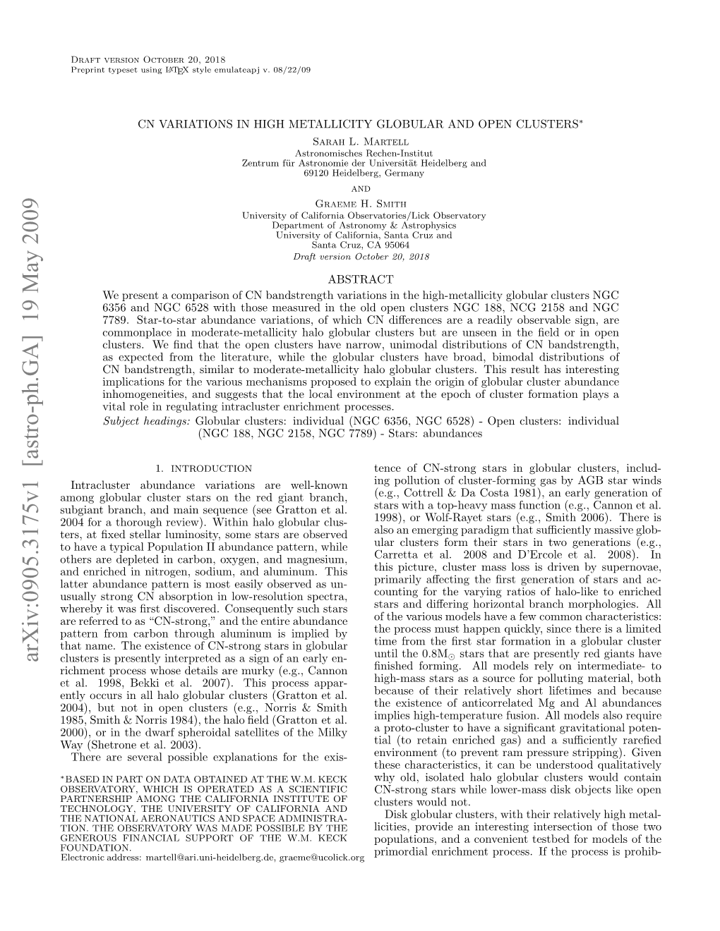 CN Variations in High Metallicity Globular and Open Clusters