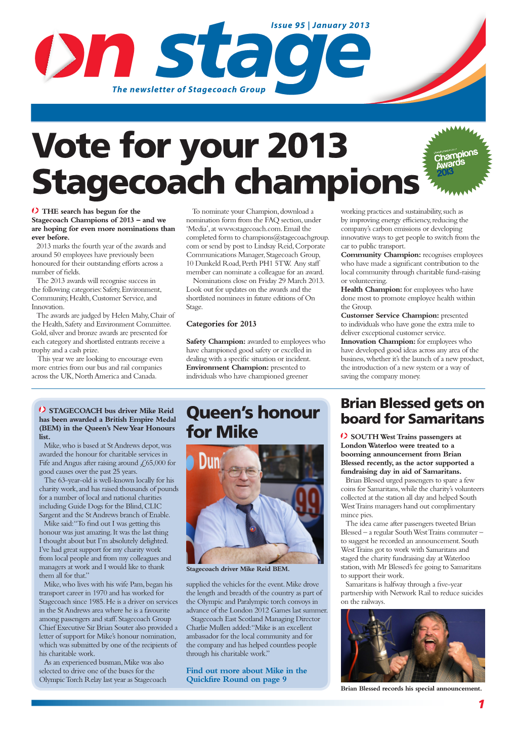 Vote for Your 2013 Stagecoach Champions