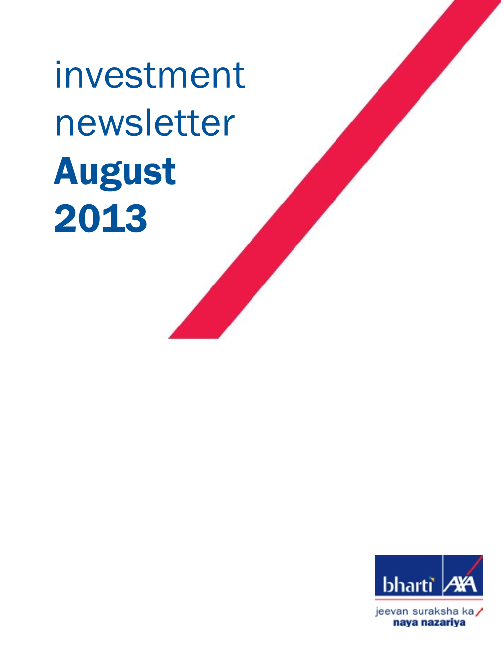 Investment Newsletter August 2013