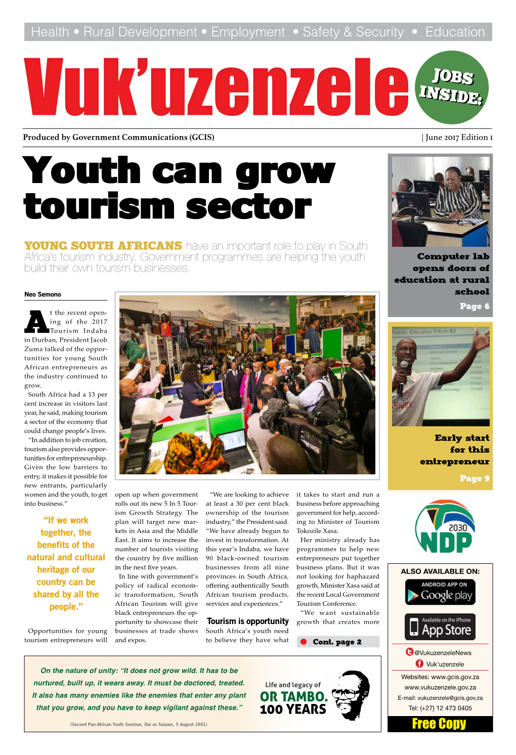 Youth Can Grow Tourism Sector