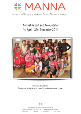 MANNA Annual Report & Accounts 2014