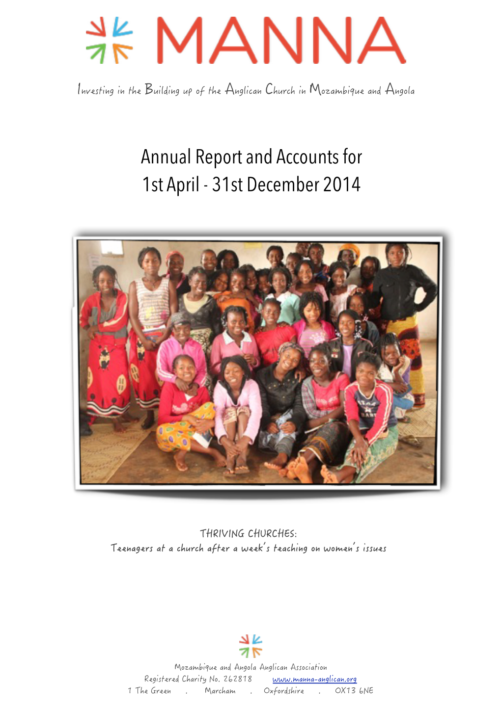 MANNA Annual Report & Accounts 2014
