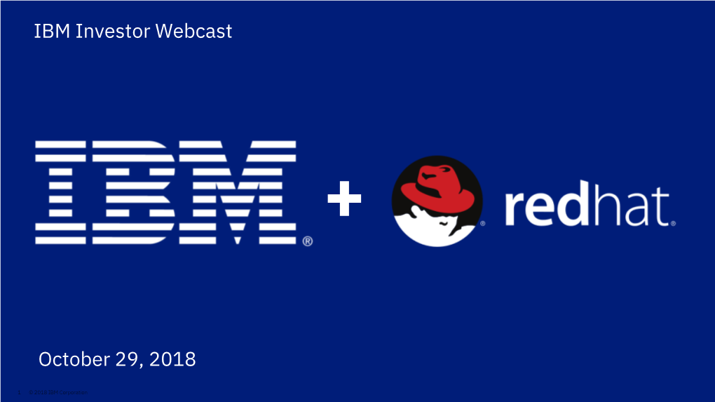 IBM-RED-HAT-Charts-10-2018.Pdf