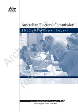 AEC Annual Report 2002-03