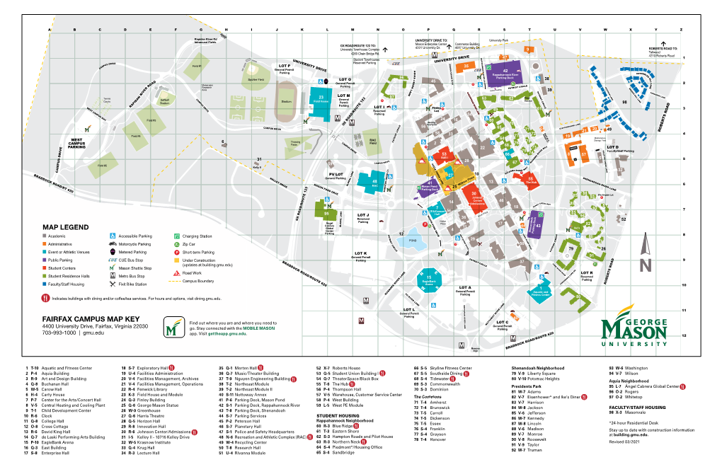 GMU Campus Map