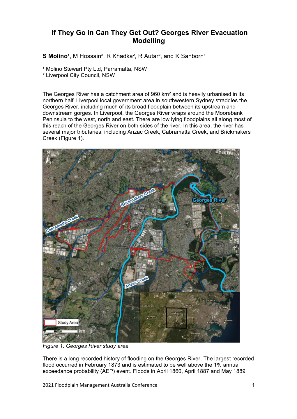 Georges River Evacuation Modelling