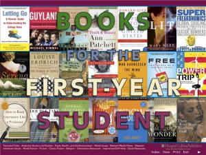 Harpercollins Books for the First-Year Student
