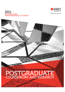 Postgraduate Coursework and Research Contents