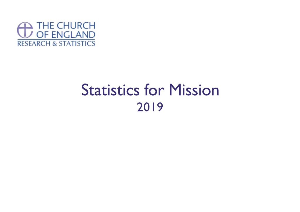 Statistics for Mission 2019