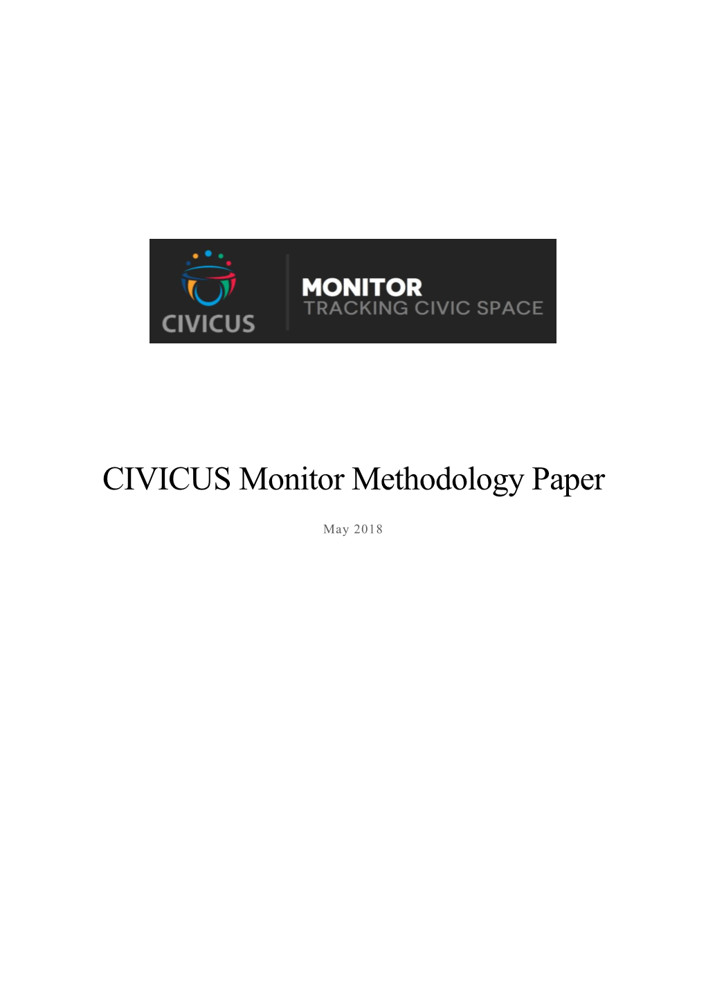 CIVICUS Monitor Methodology Paper