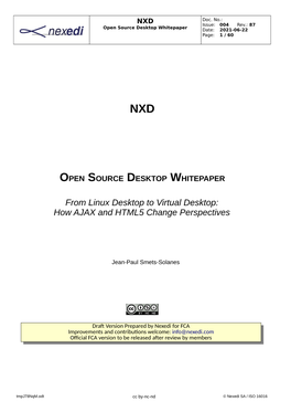 Open Source Desktop Whitepaper Date: 2021-06-22 Page: 1 / 60