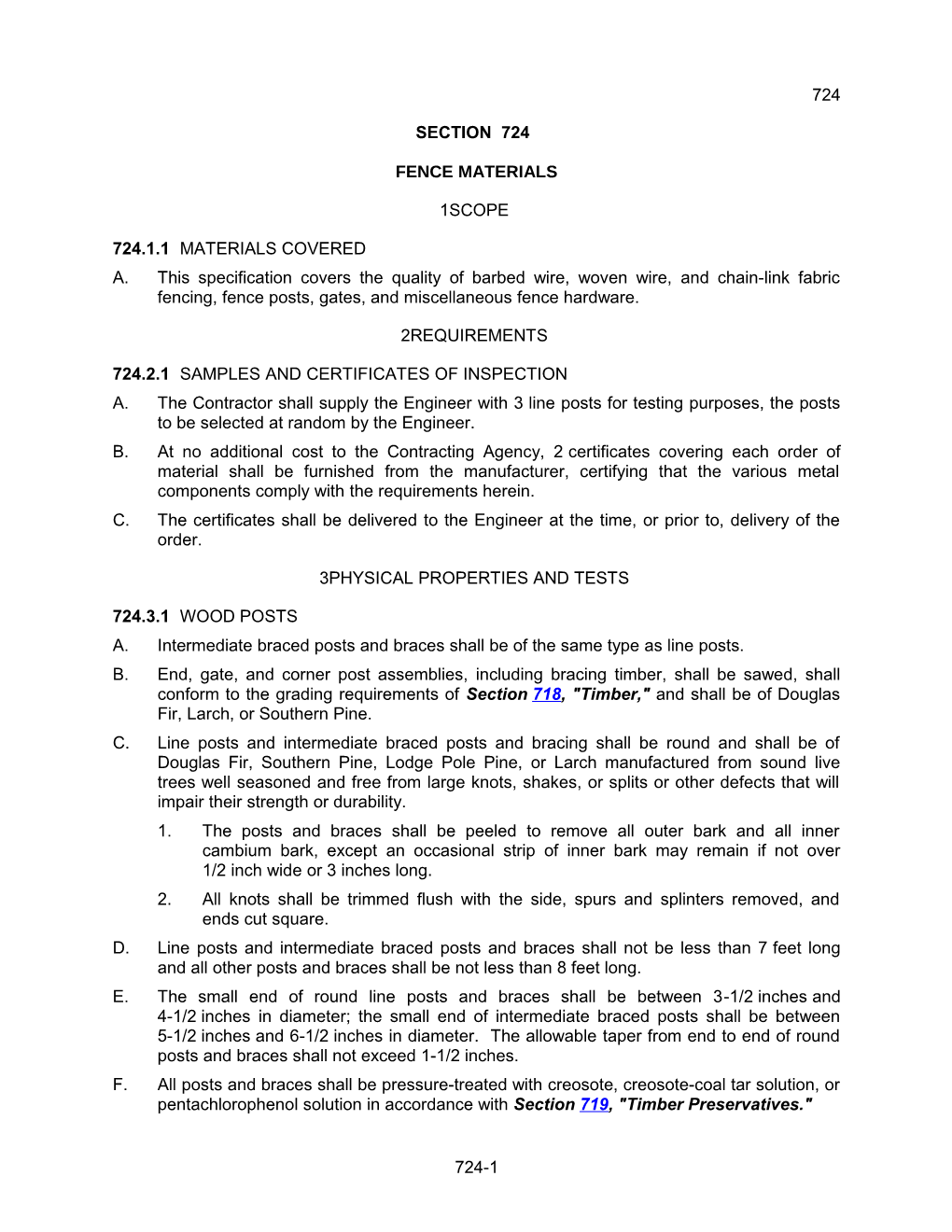 724.02.01 Samples and Certificates of Inspection