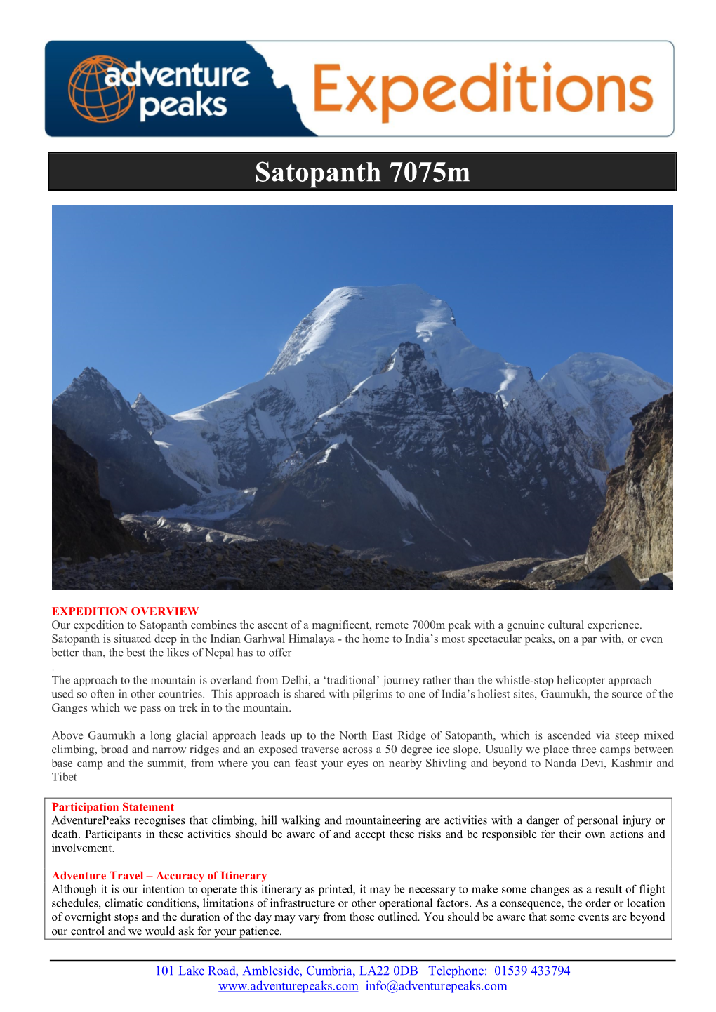 Satopanth 7075M