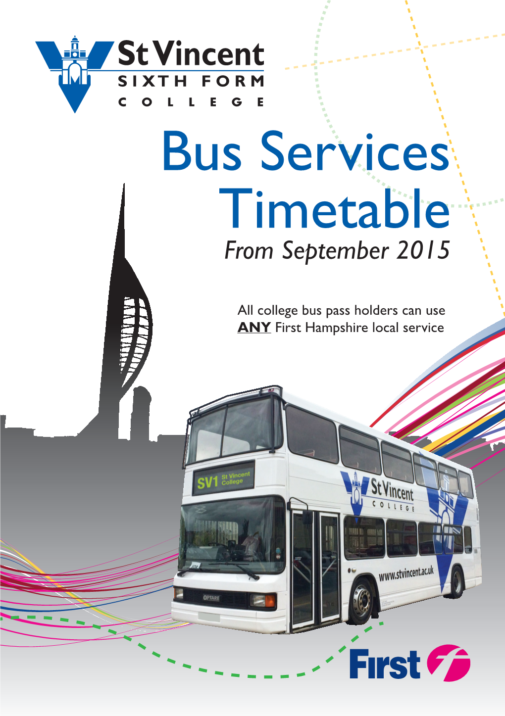 Bus Services Timetable from September 2015
