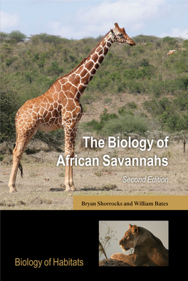 The Biology of African Savannahs Second Edition