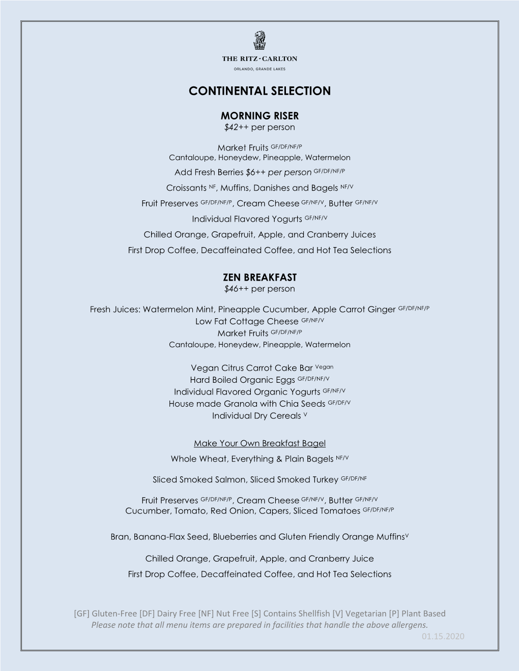 Catering Menu (PDF)