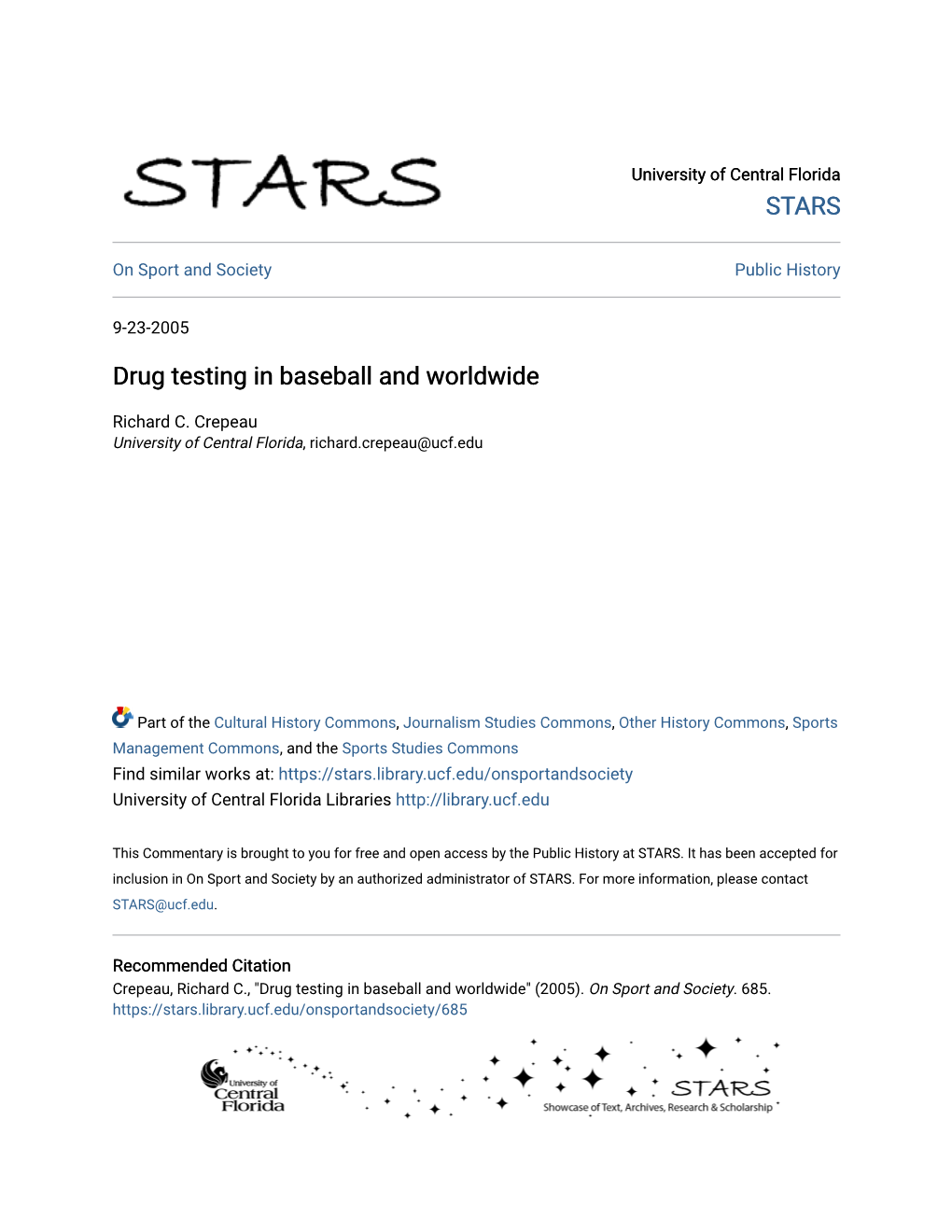 Drug Testing in Baseball and Worldwide