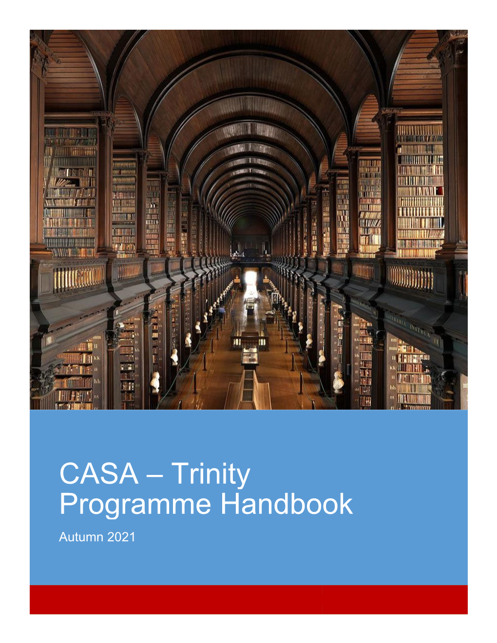 CASA – Trinity Programme Handbook