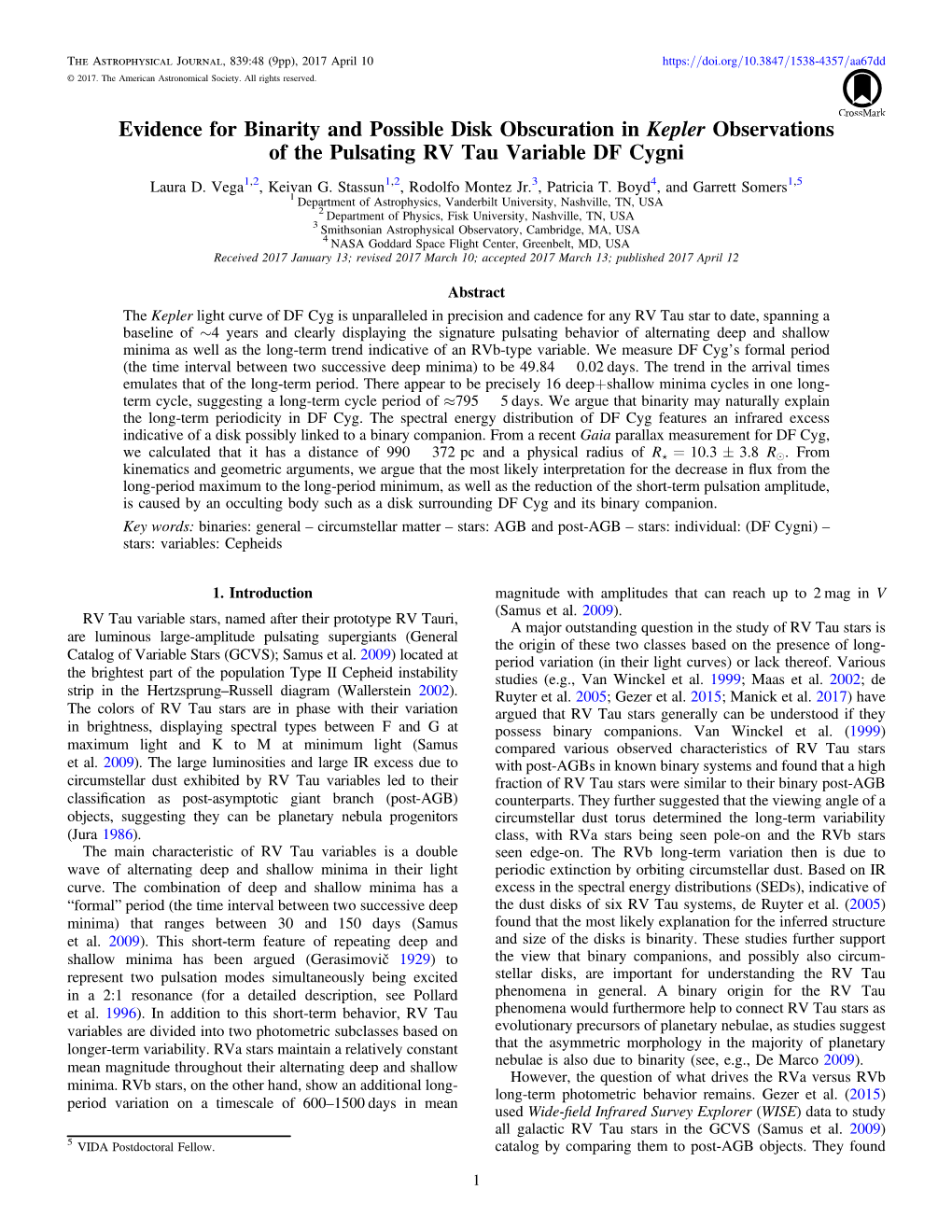 Evidence for Binarity and Possible Disk Obscuration in Kepler Observations of the Pulsating RV Tau Variable DF Cygni