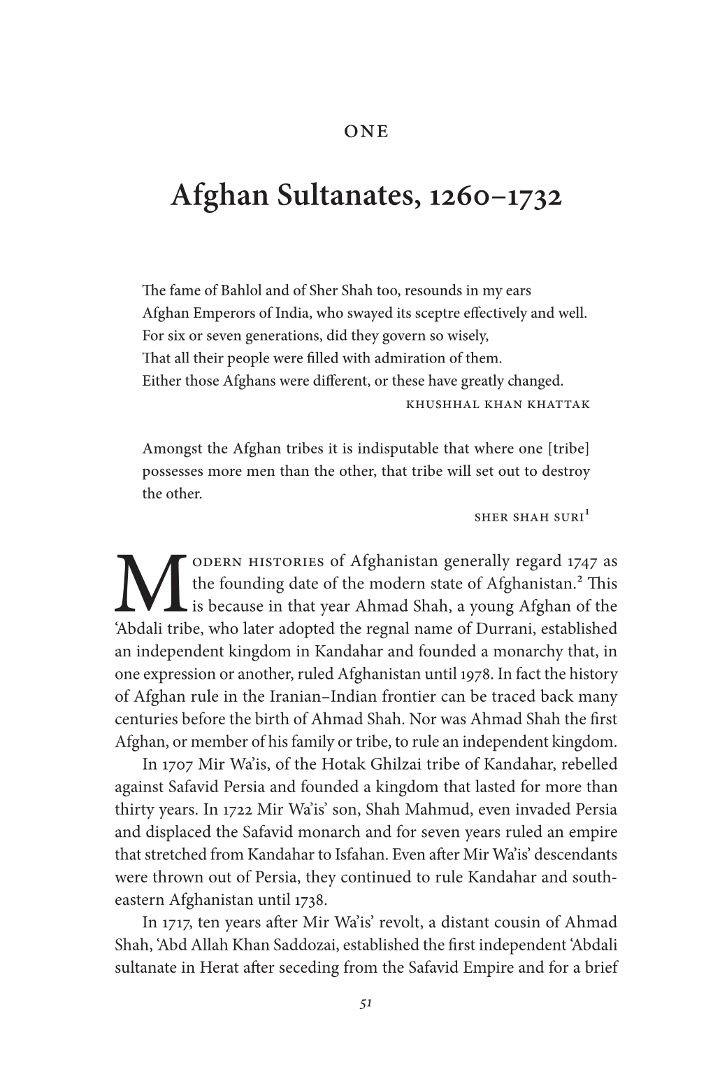 Afghan Sultanates, 1260–1732