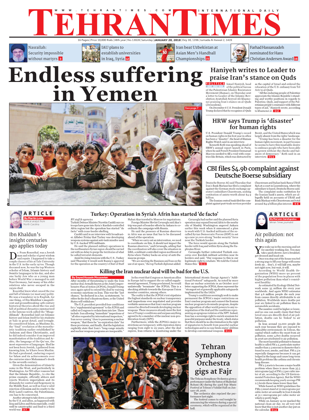 Endless Suffering in Yemen Europe’S Crisis in 2018 by Ramin Hossein Abadian Tantly ‘Cluster Bombs’