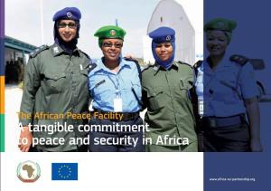 A Tangible Commitment to Peace and Security in Africa