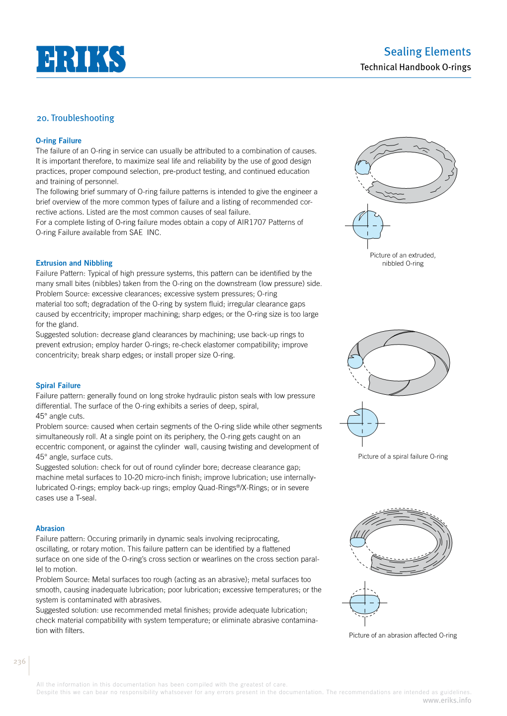 Eriks.Info Sealing Elements Technical Handbook O-Rings