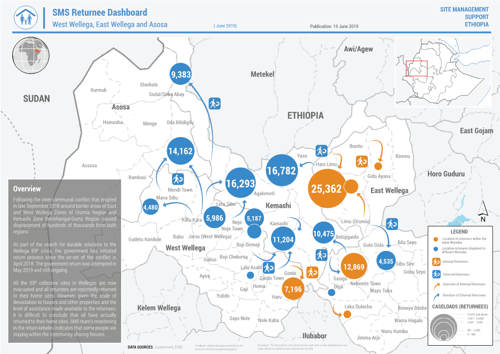 East Wellega Returnee Dashboard June 2019
