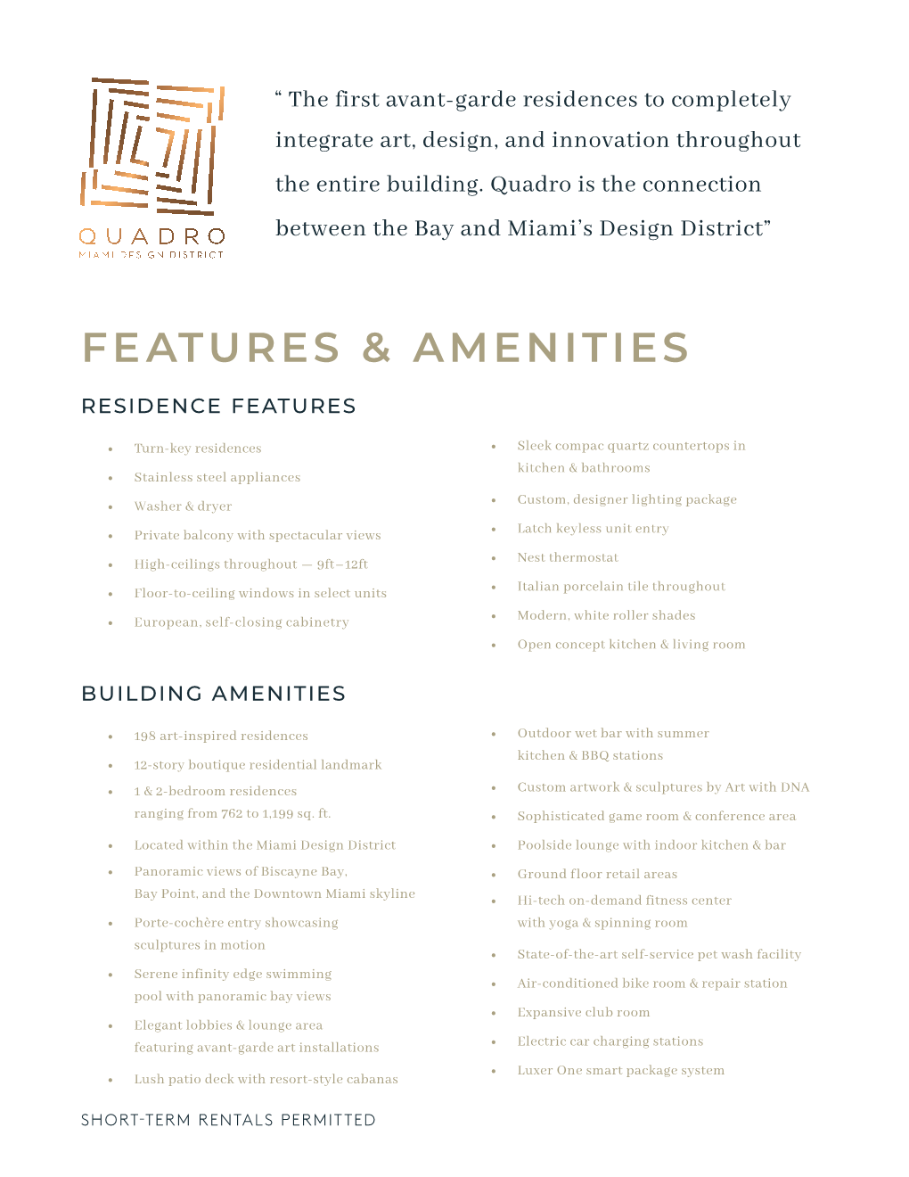 Features & Amenities