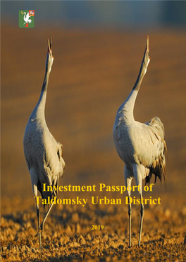 Investment Passport of Taldomsky Urban District