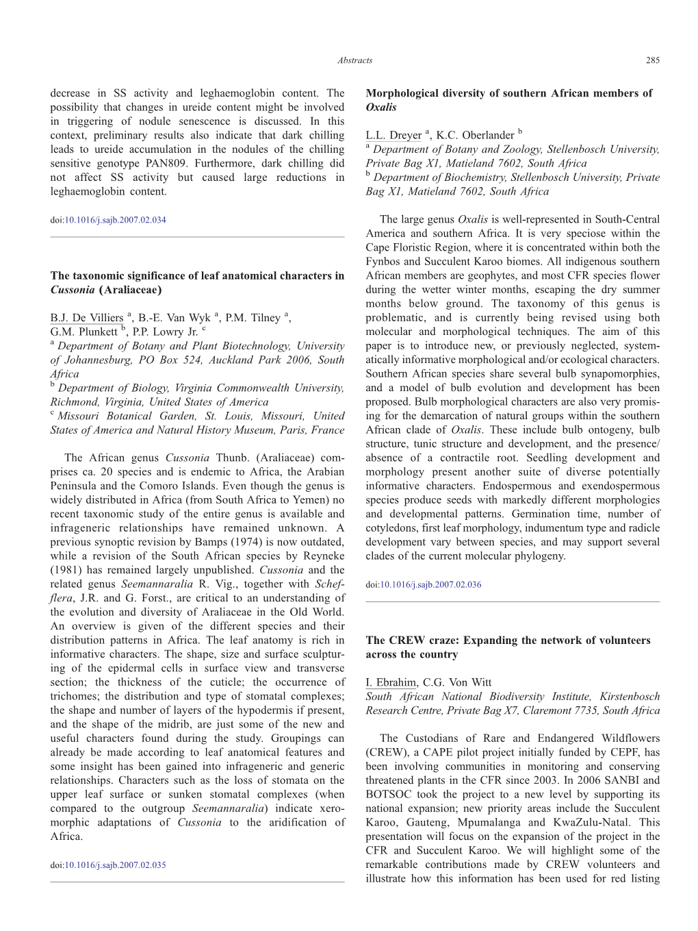 Decrease in SS Activity and Leghaemoglobin Content