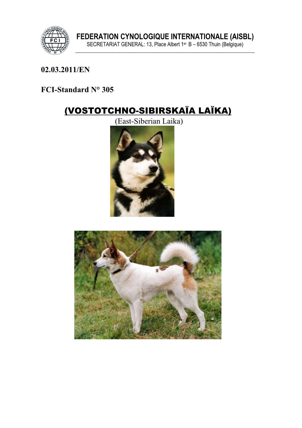 East-Siberian Laika)