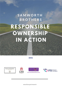 Samworth Brothers Responsible Ownership in Action