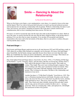 Smile — Dancing Is About the Relationship