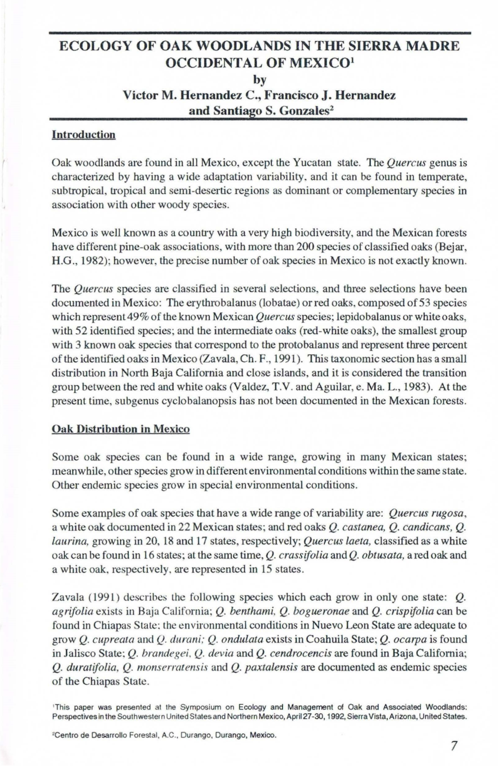 ECOLOGY of OAK WOODLANDS in the SIERRA MADRE OCCIDENTAL of MEXIC01 by Victor M