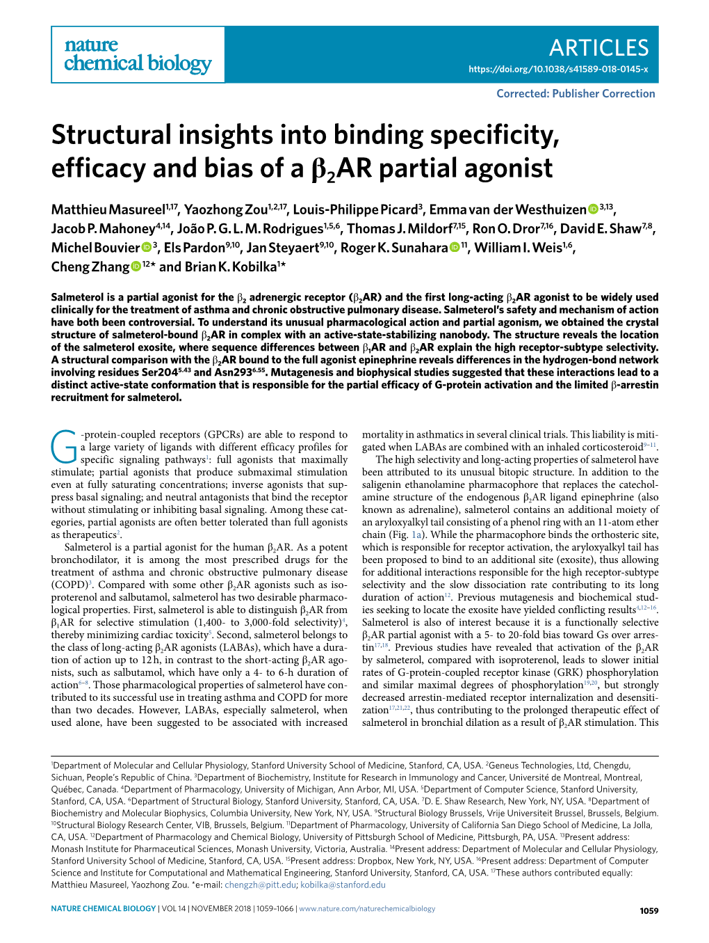 Structural Insights Into Binding Specificity