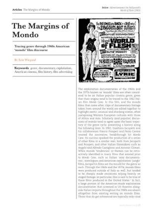 The Margins of Mondo World of Flesh (1963)