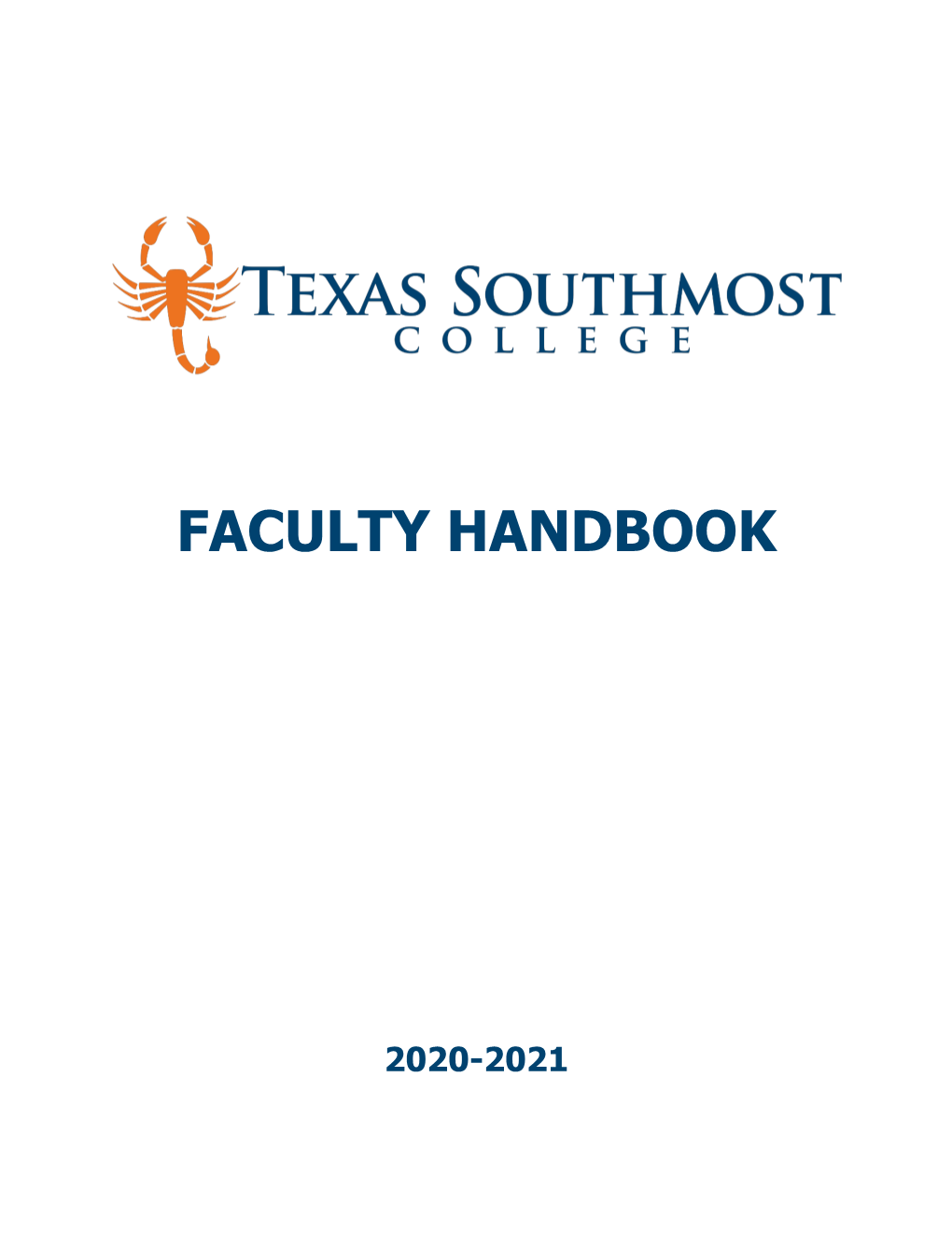 Faculty Handbook