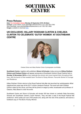 Hillary Rodham Clinton & Chelsea