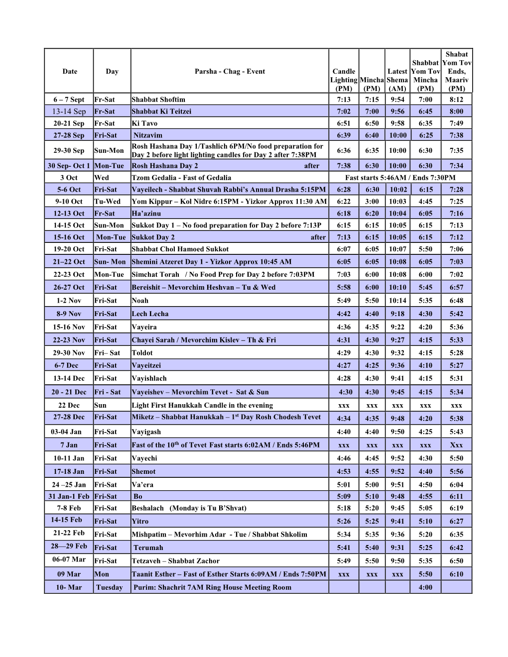 13-14 Sep Fr-Sat