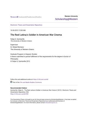 The Reel Latina/O Soldier in American War Cinema