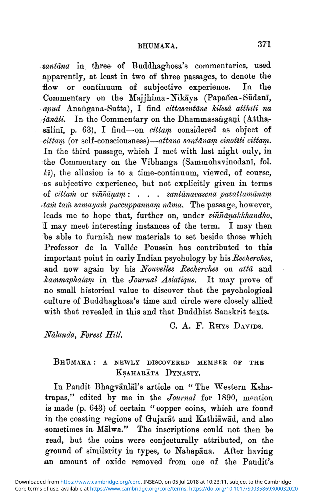 Bhūmaka : a Newly Discovered Member of the Kṣaharāta