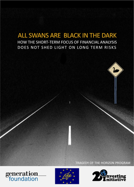 Swans Are Black in the Dark How the Short-Term Focus of Financial Analysis Does Not Shed Light on Long Term Risks