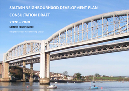 SALTASH NEIGHBOURHOOD DEVELOPMENT PLAN CONSULTATION DRAFT 2020 - 2030 Saltash Town Council