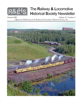 The Railway & Locomotive Historical Society Newsletter