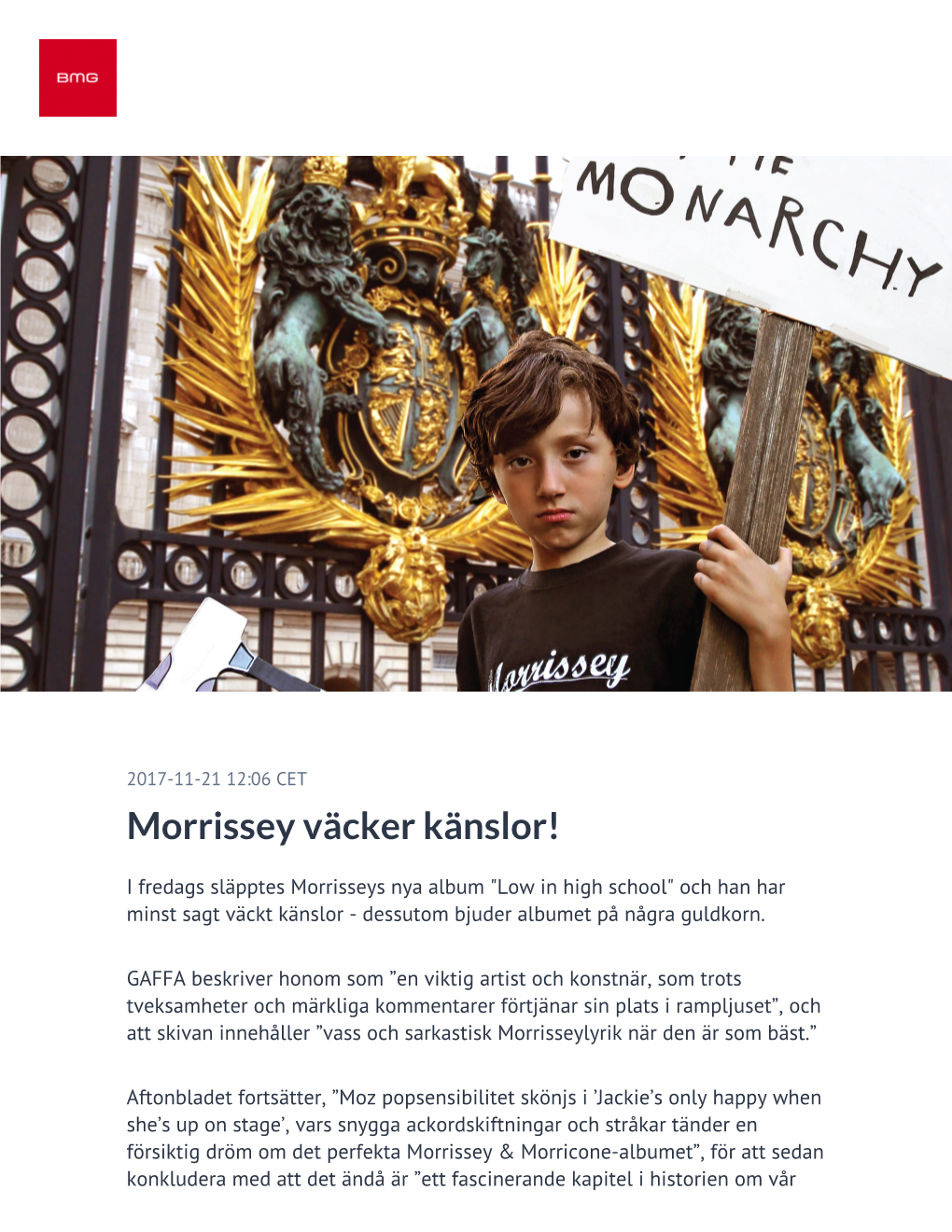 Morrissey Väcker Känslor!