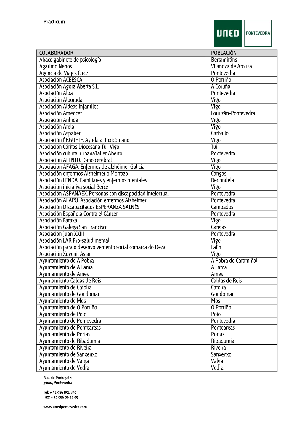 COLABORADOR POBLACIÓN Ábaco Gabinete De Psicología Bertamiráns