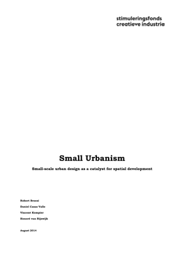 Small Urbanism